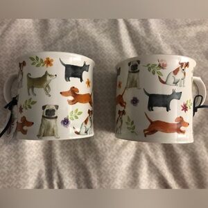 Set of 2 Dog mugs